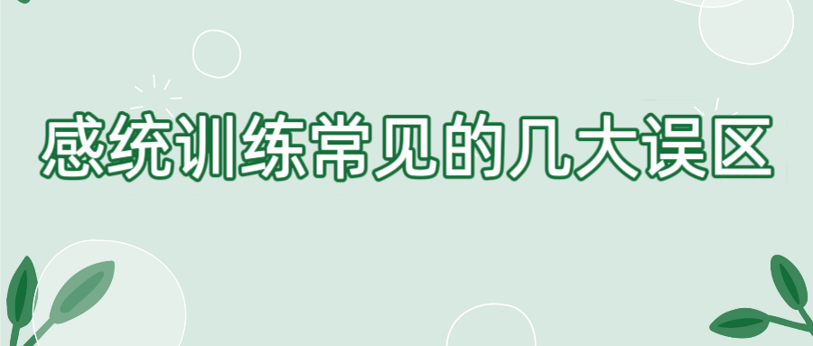 感统训练常见的几大误区